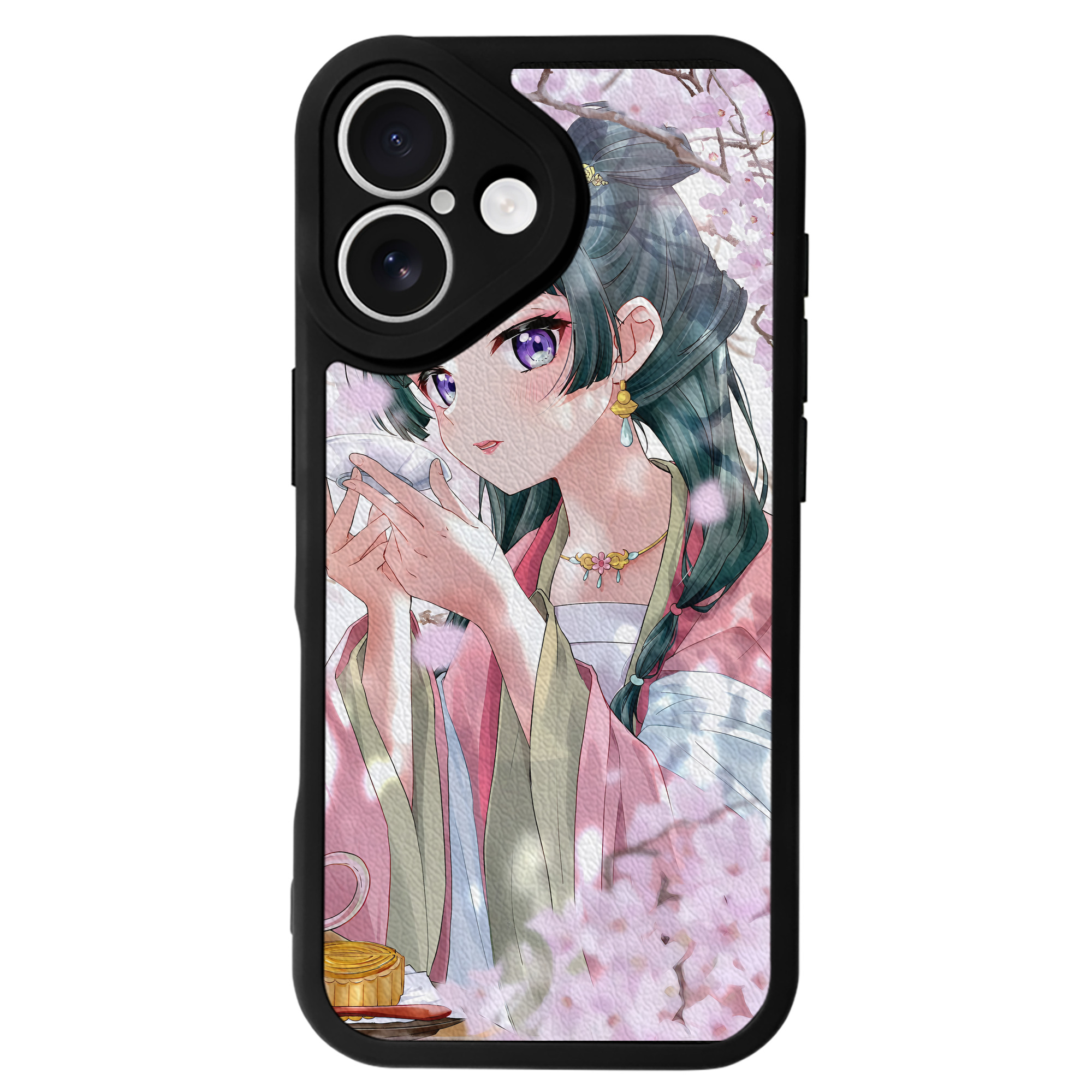 （画像用） 薬屋のひとりごと The Apothecary Diaries 【iPhone 16シリーズ対応】シリコンスマホケース（レザー調） 材質：シリコン